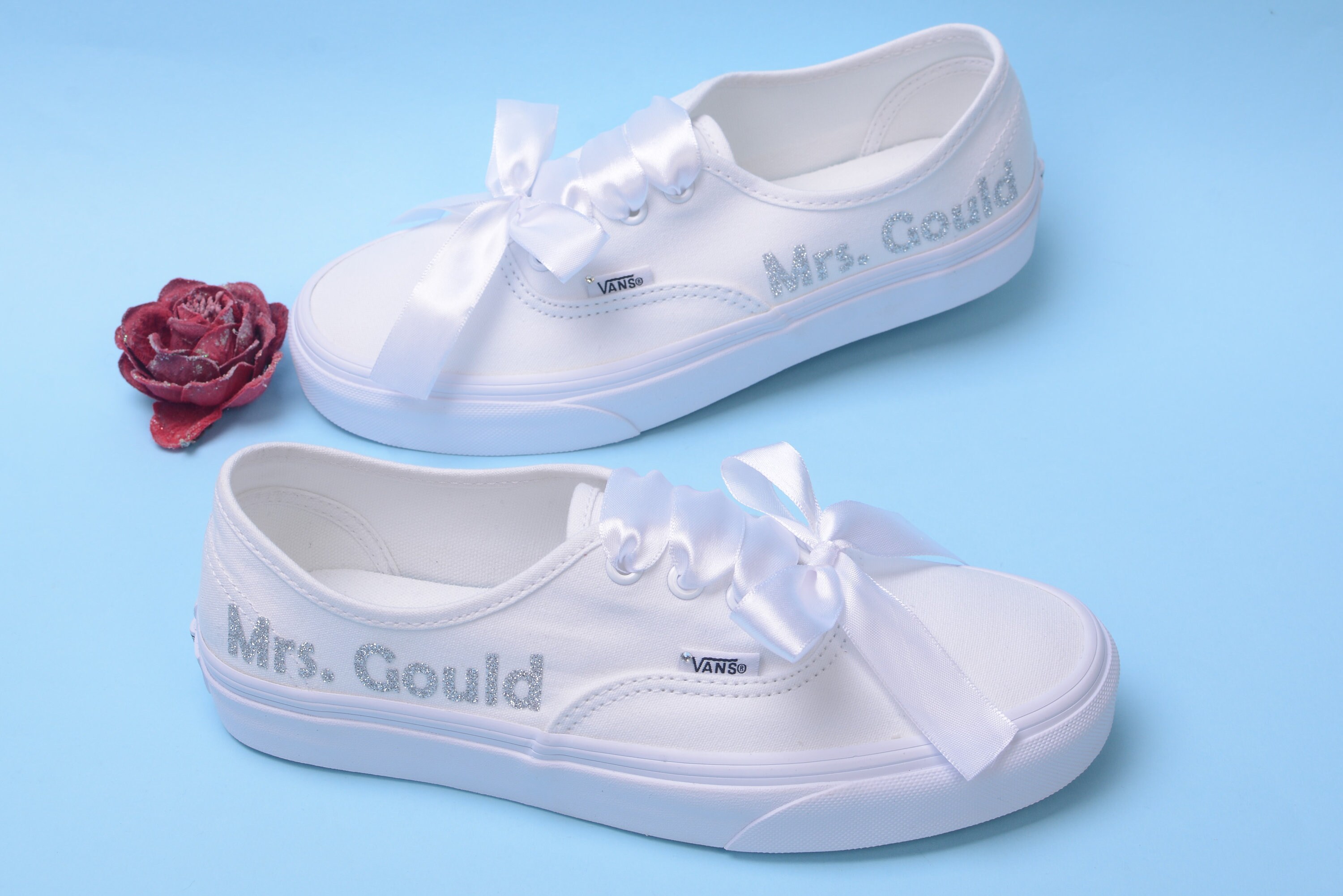 custom vans wedding shoes