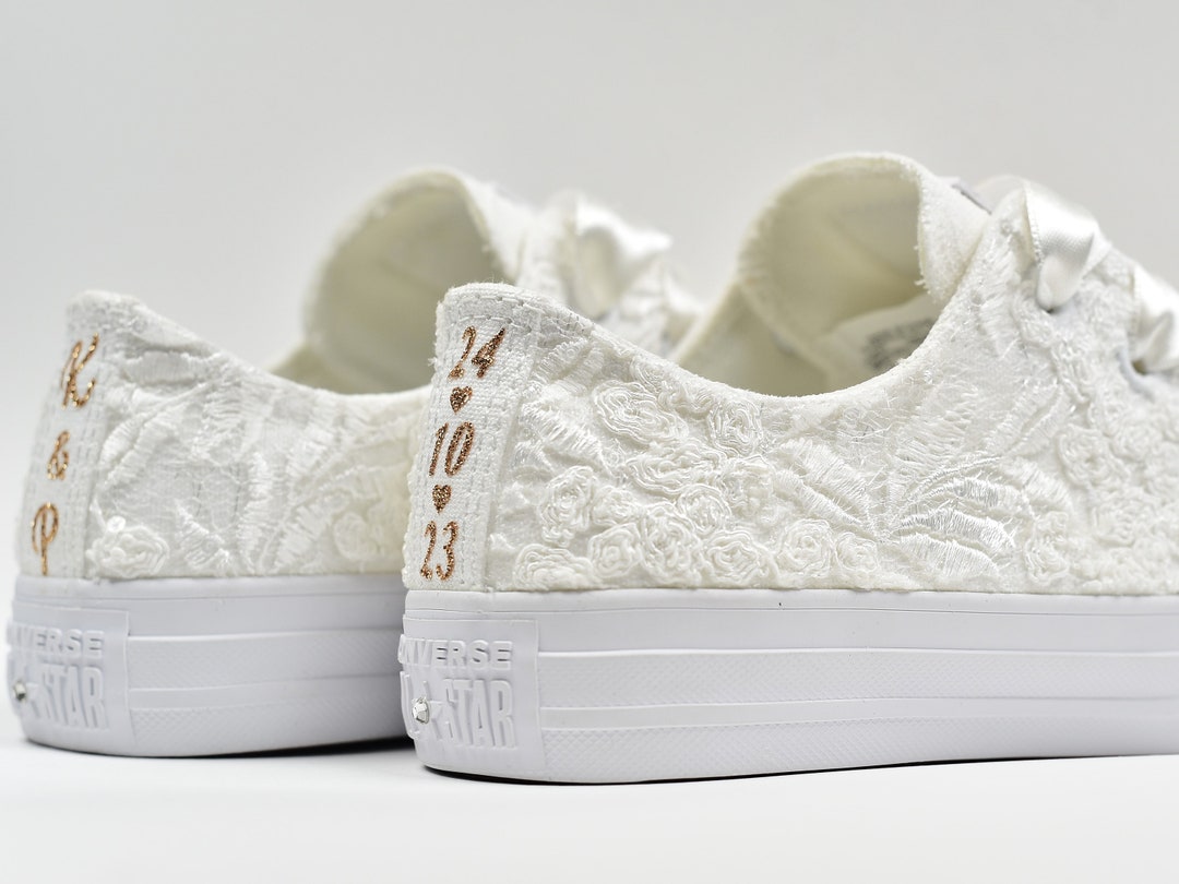 custom bride converse