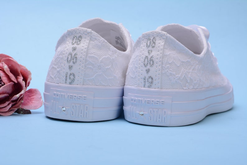 custom bride converse