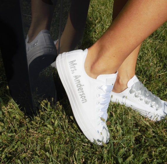 personalized converse for wedding