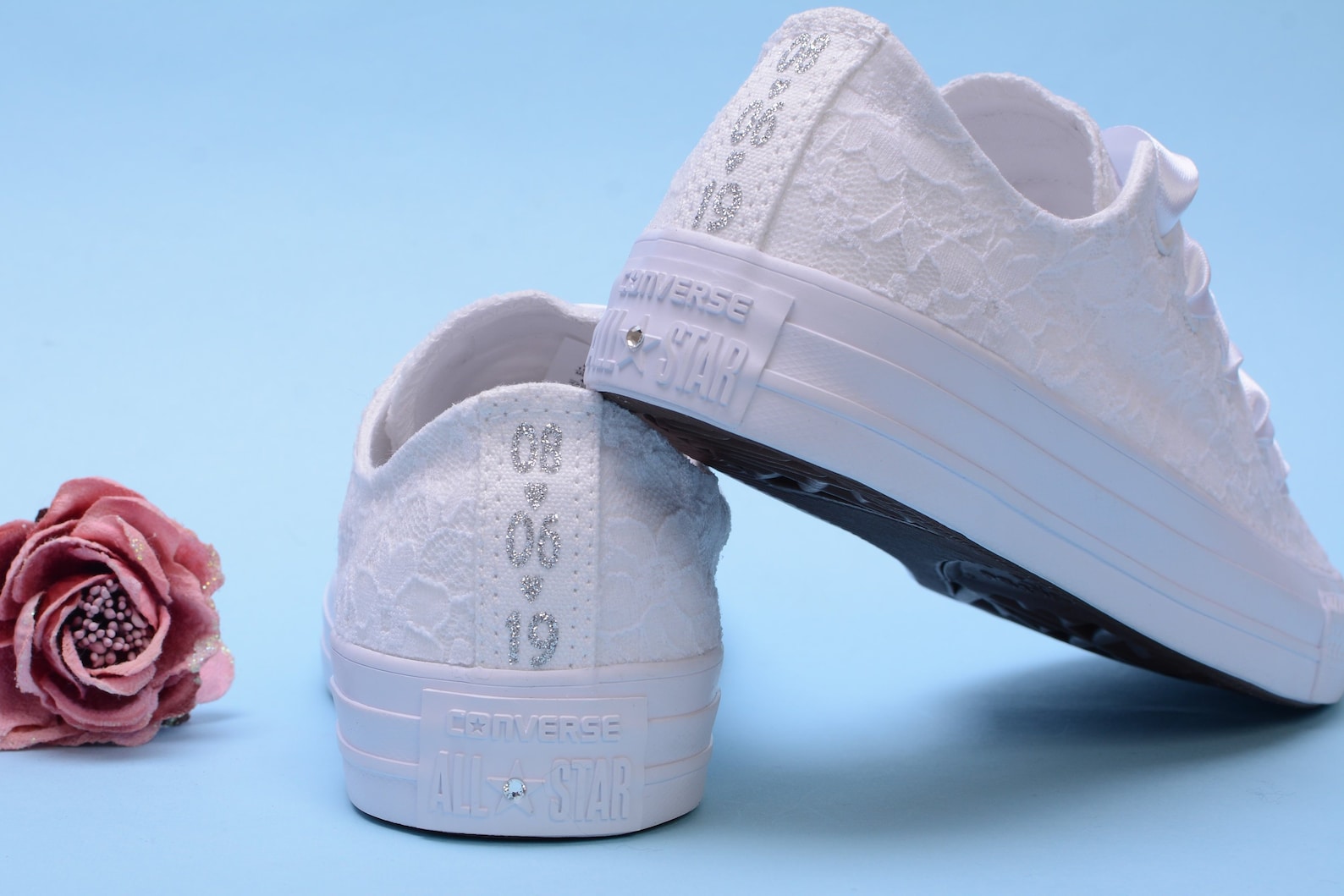 personalised bride converse
