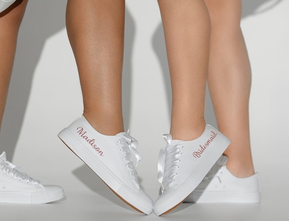 Bridesmaid trainers hotsell