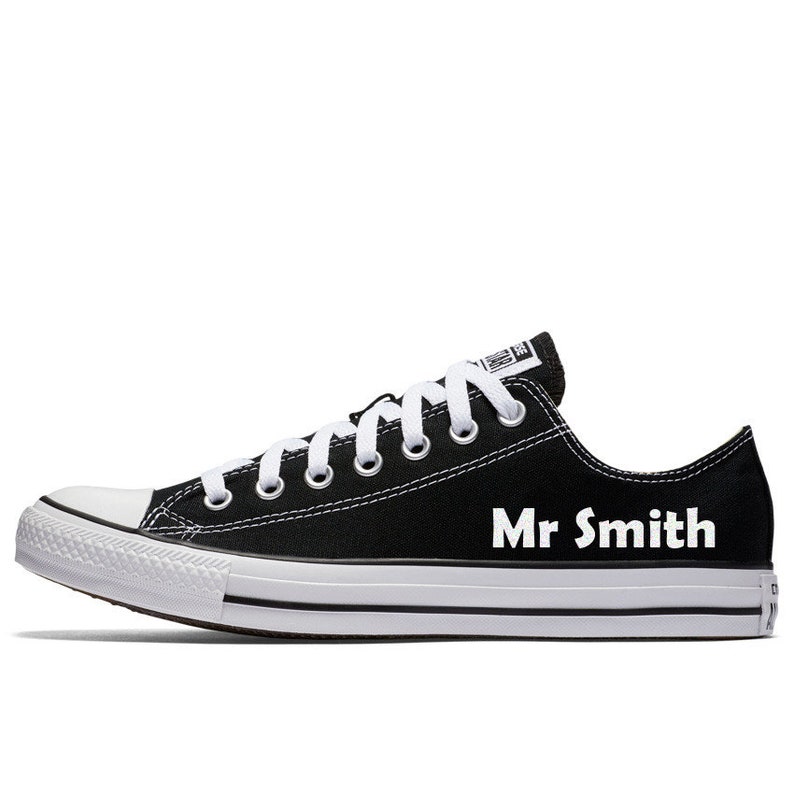 monogrammed white converse