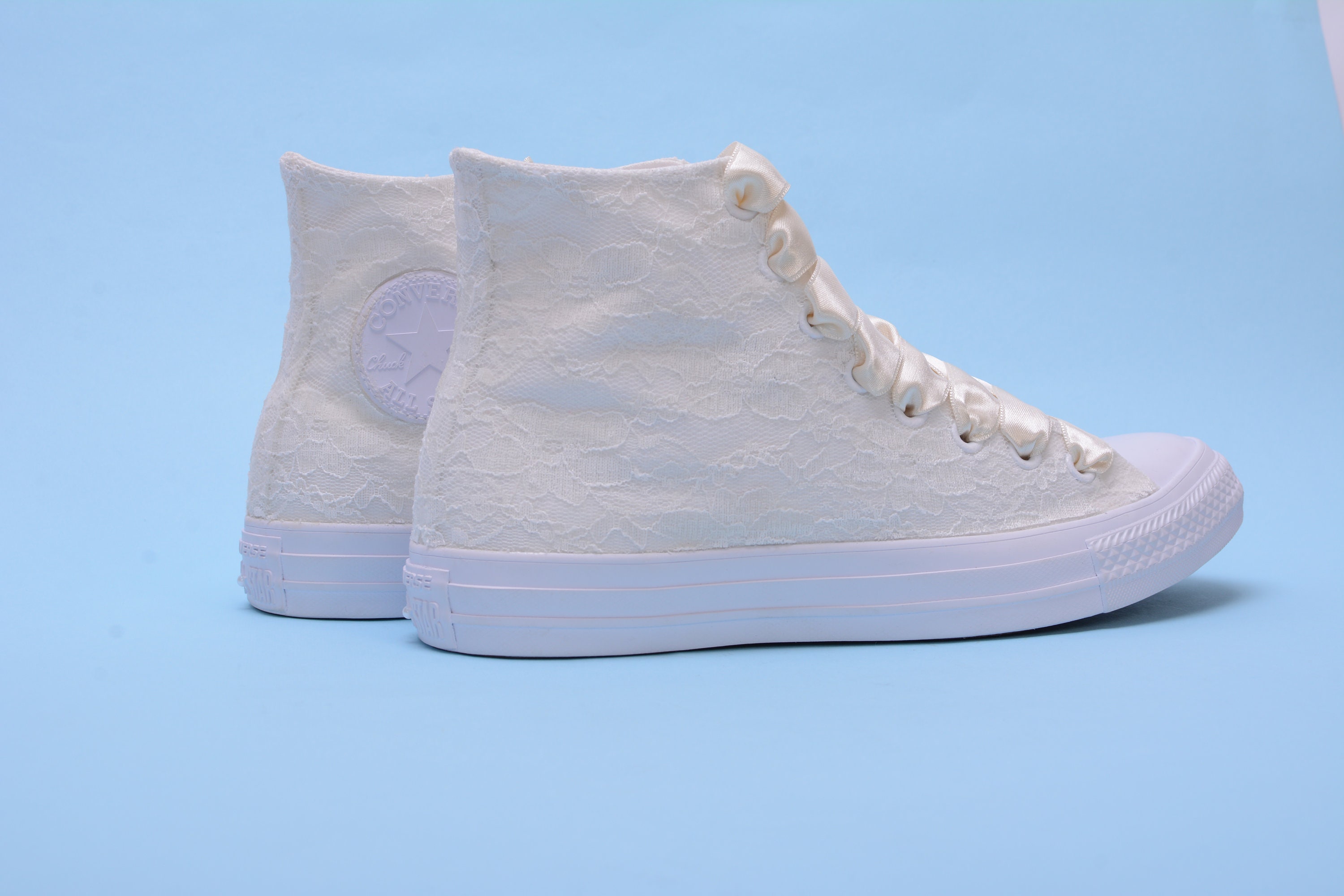 ivory high top converse