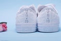 White Wedding Converse Low Top, Lace Bridal Converse For Bride, Custom Converse Shoes For Reception, Bridesmaid Trainers, Wife Sneakers product logo