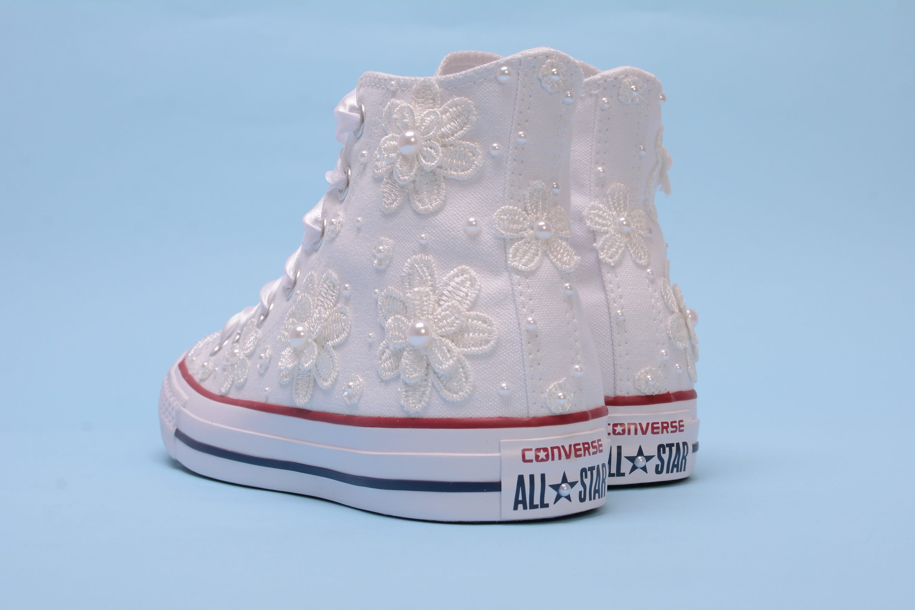 pearl white converse