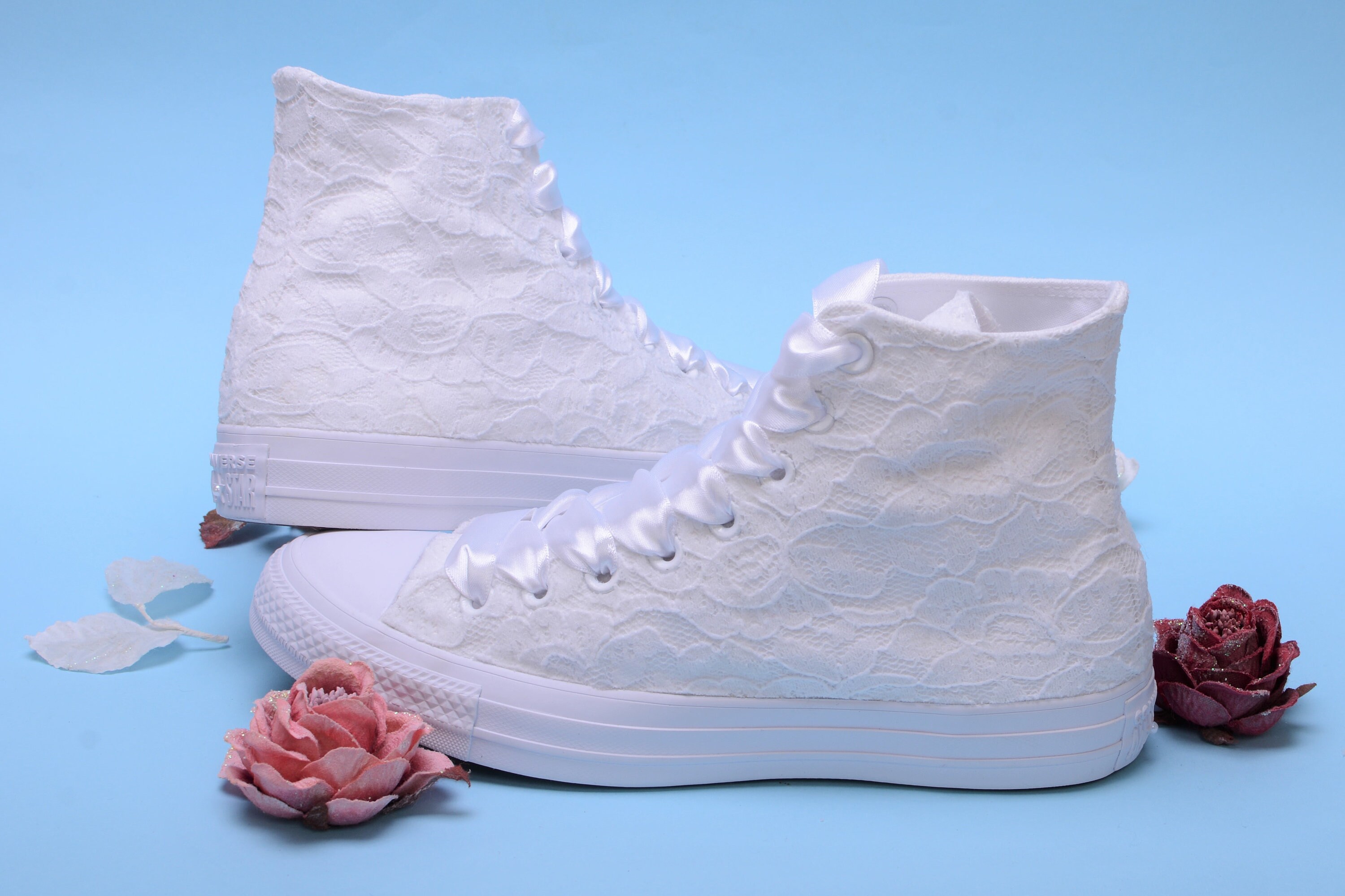 converse high top wedding shoes