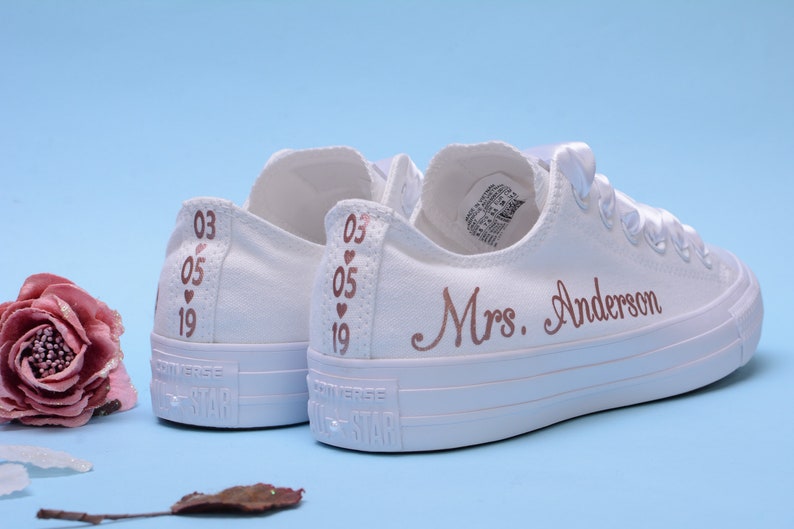 customised wedding trainers