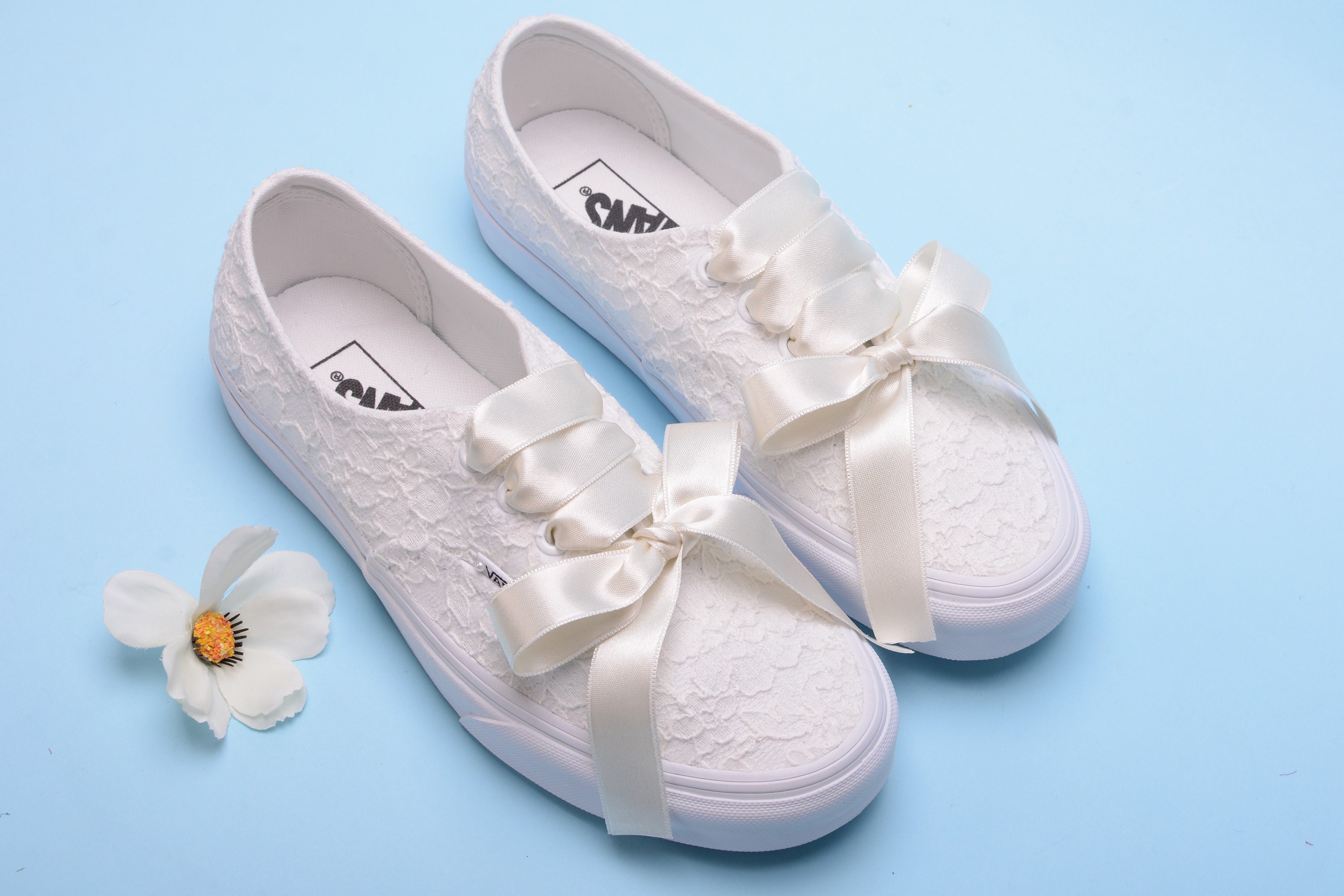 bedazzled vans for wedding