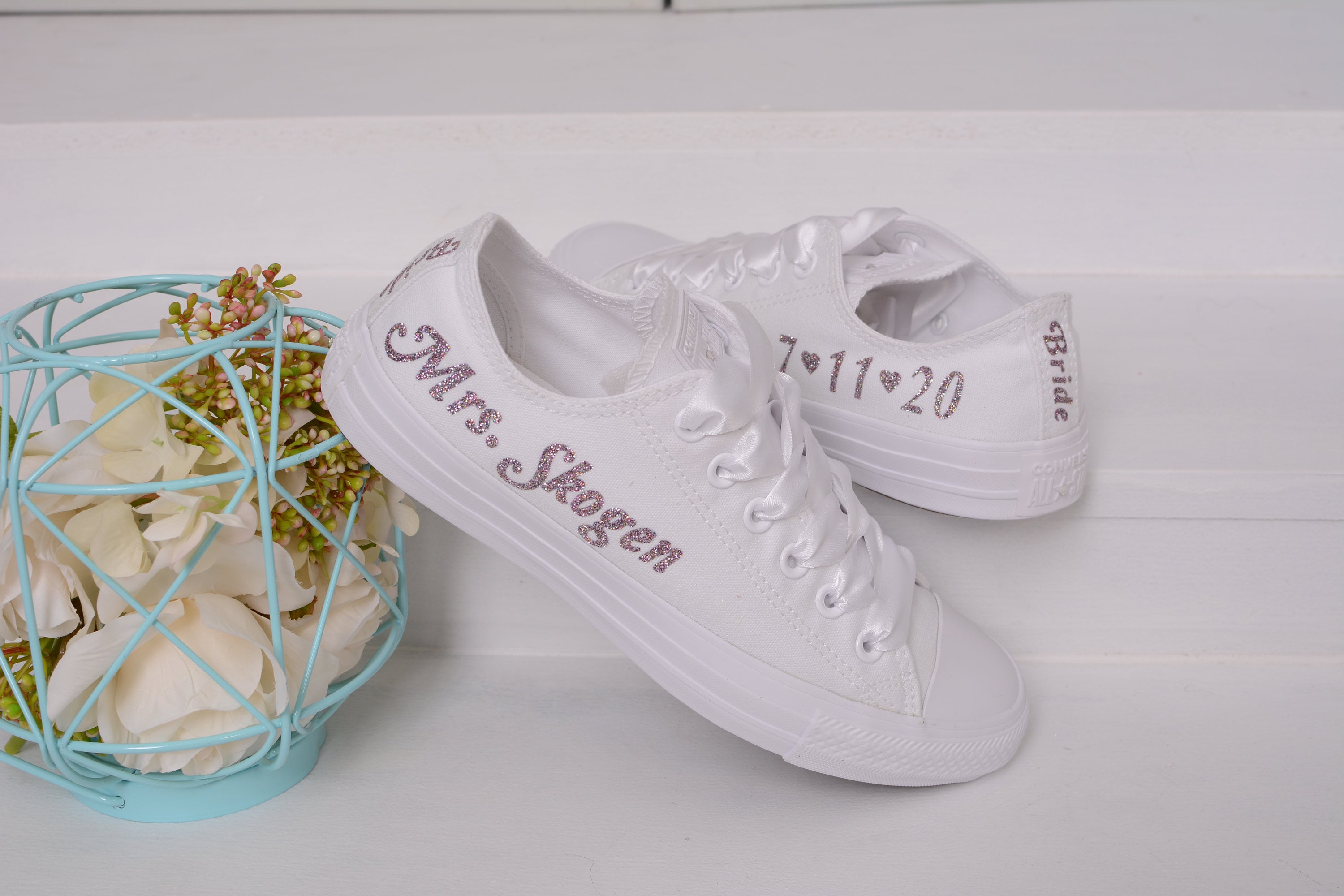personalized wedding converse
