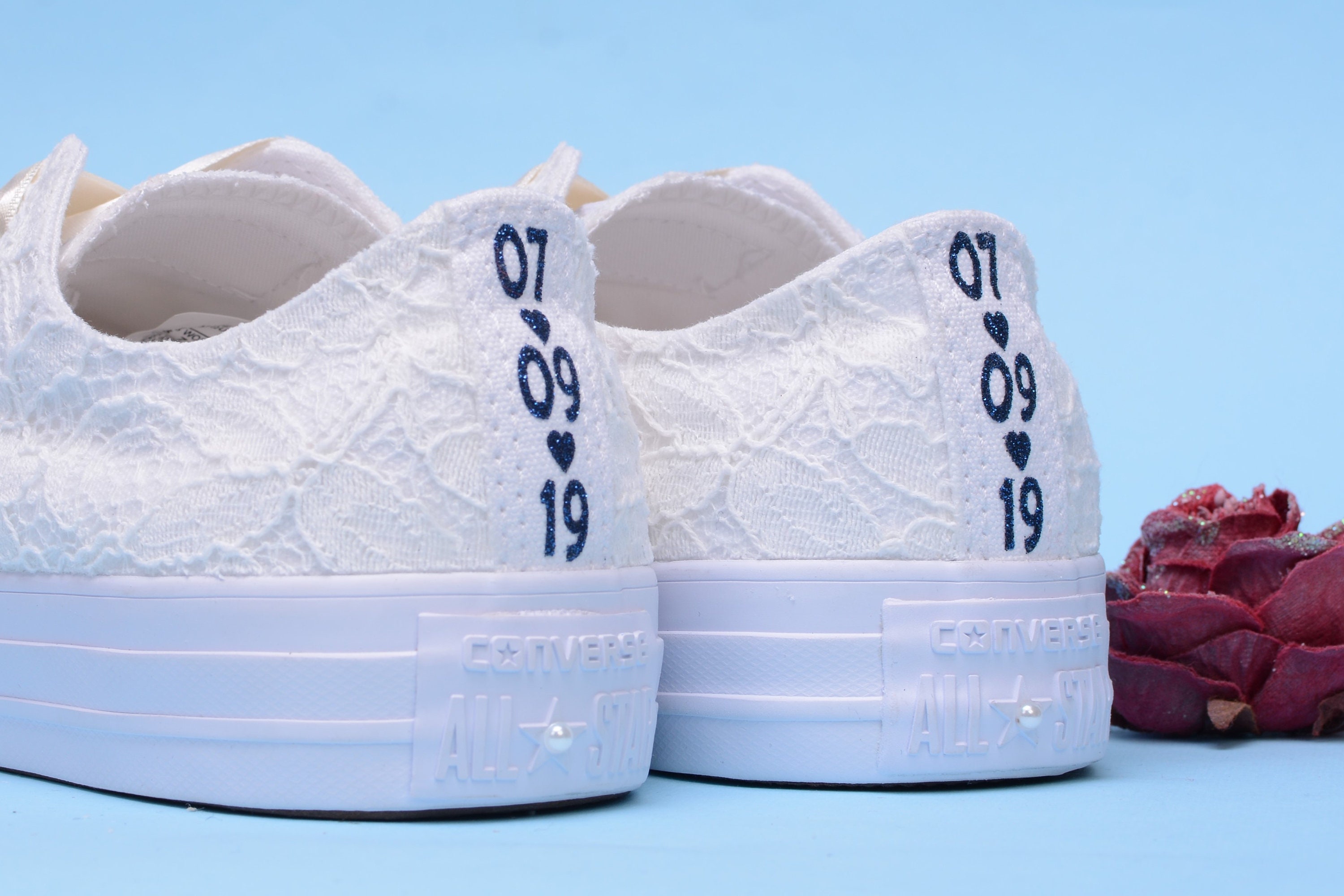 personalised wedding converse