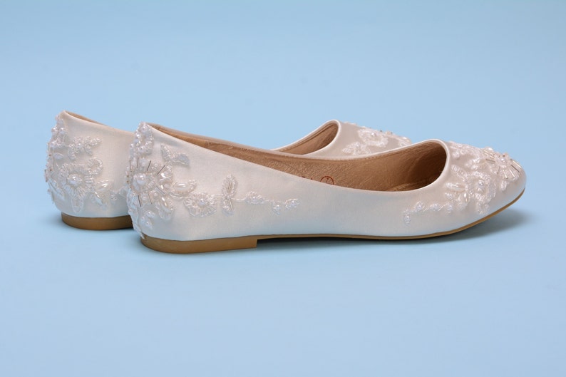 ivory flats for bride