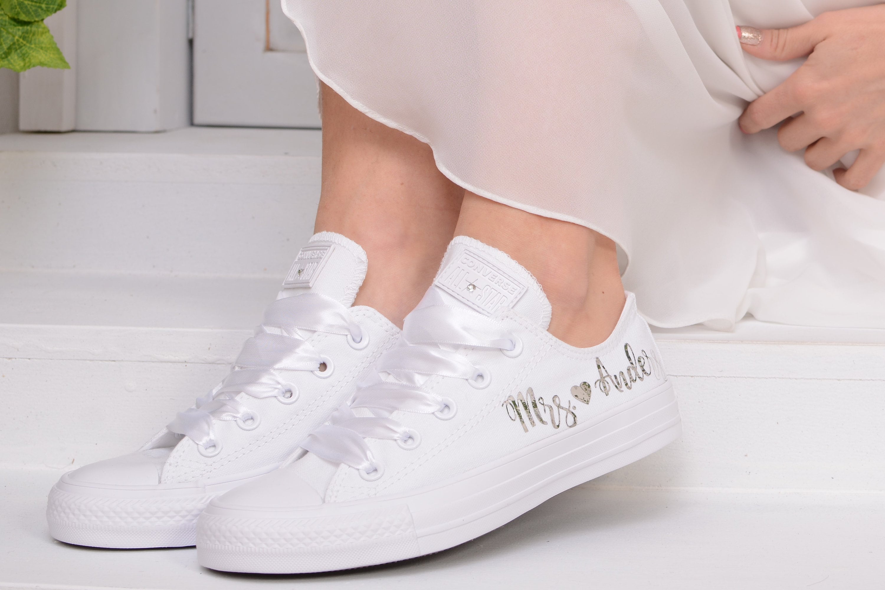 personalized wedding converse