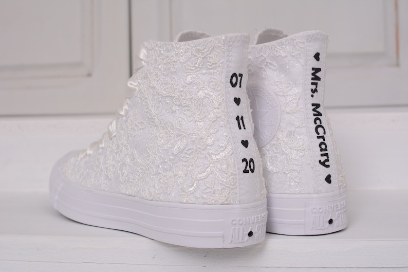 converse high top wedding shoes