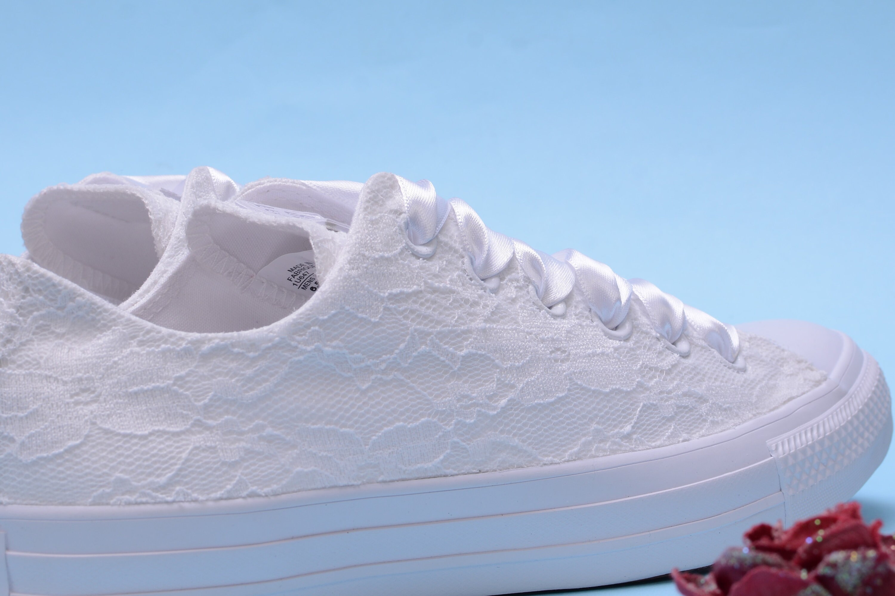 custom bride converse