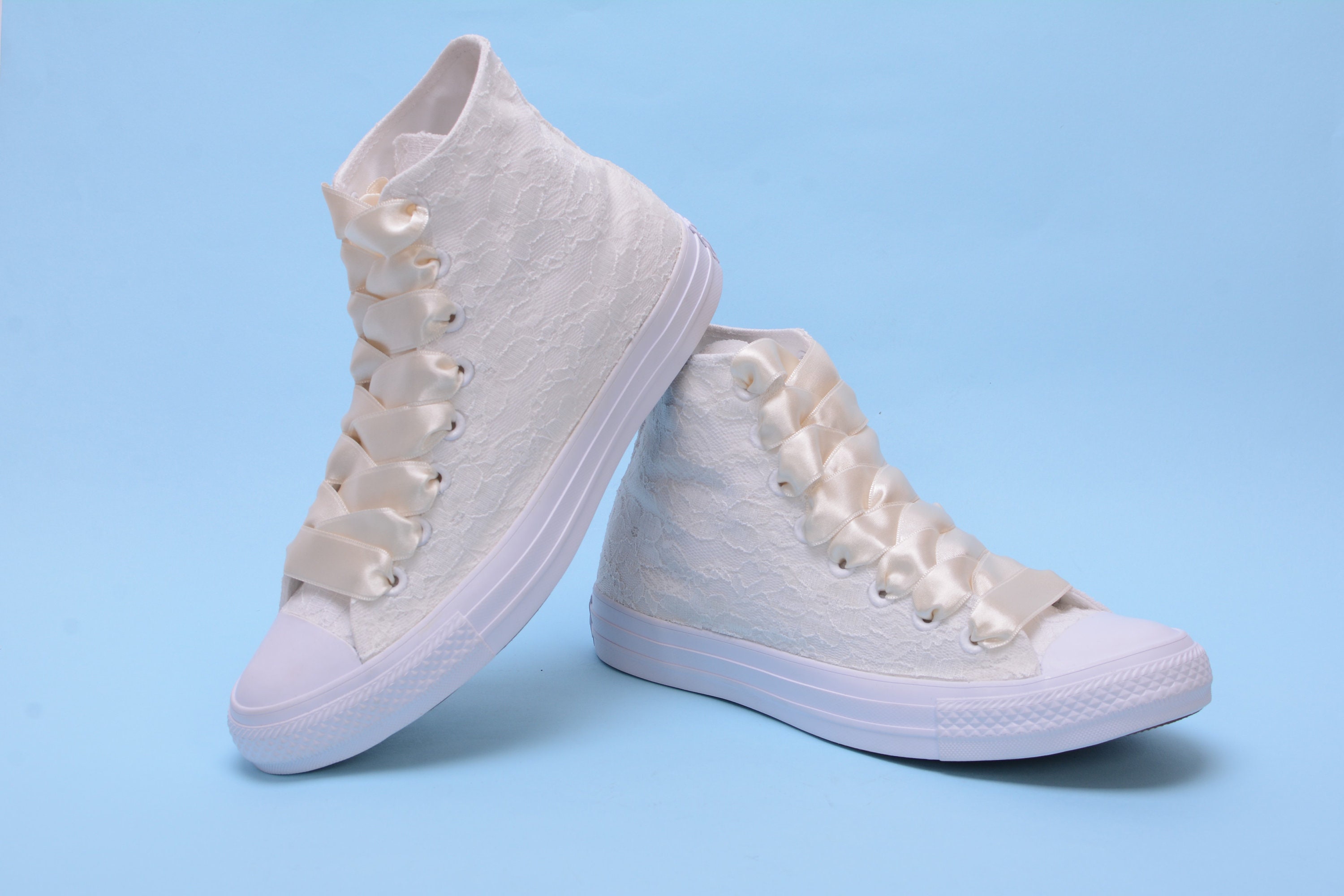 ivory converse wedding