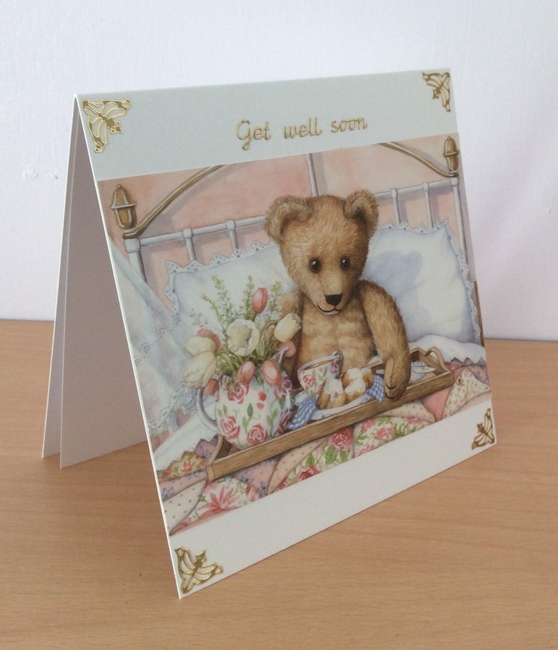 Speedy recovery Thinking of You Handmade Get Well Soon Card Unisex Greeting Card