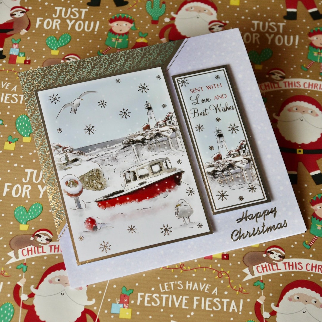Handmade Christmas Card for Family and Friends Christmas - Etsy