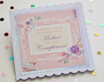 Handmade Mother’s Day Card for Her, Special Mum, Mother, Mothering Sunday