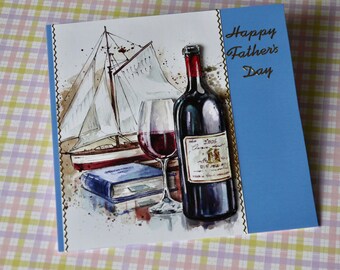 Handmade Father’s Day Card for Dad, Step Dad,  Card for Him, Special Dad, Father, Male Relative