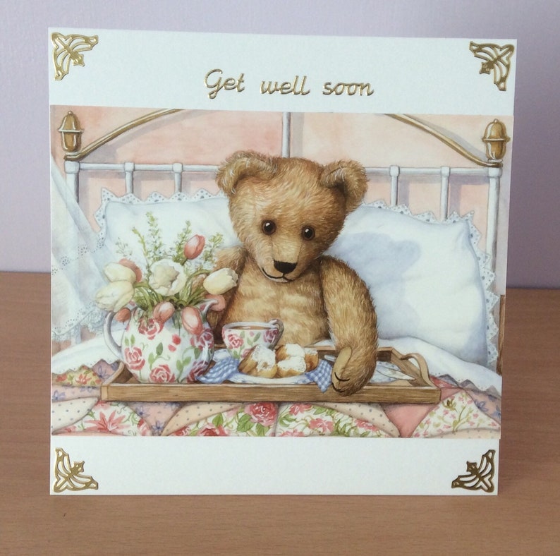 Speedy recovery Thinking of You Handmade Get Well Soon Card Unisex Greeting Card