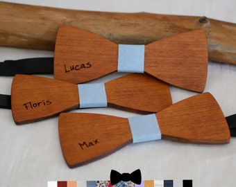 Custom wooden Bow Tie, a personalized wedding gift for bestman and groom, personal gift boho rustic wedding bowtie