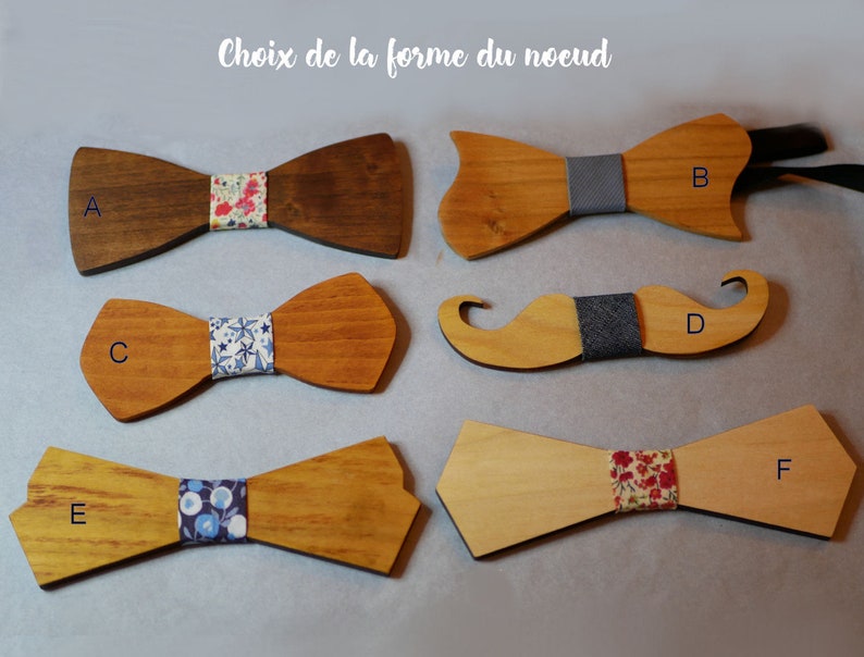 Rustic wedding Liberty handerchief and Wood bow tie handmade personalized bow tie accessories for country wedding party gift