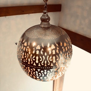 Hand-Carved brass, handmade Moroccan lamp, moroccan pendant lamp, brass ceiling lamp, moroccan lamp, pendant brass lamp