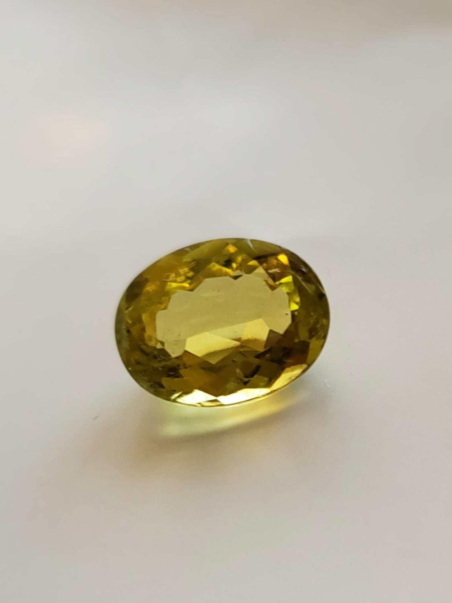 Yellow Tourmaline 10 x 13 mm Oval Cut Loose Gemstone 5.45 Etsy