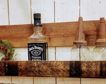 Barrel Stave Bottle Shelf, doga completa