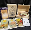 Tarot Card Deck Gift Set – 78 Cards, Book, Bag, and Handcrafted Box – Perfect Christmas Gift for Her