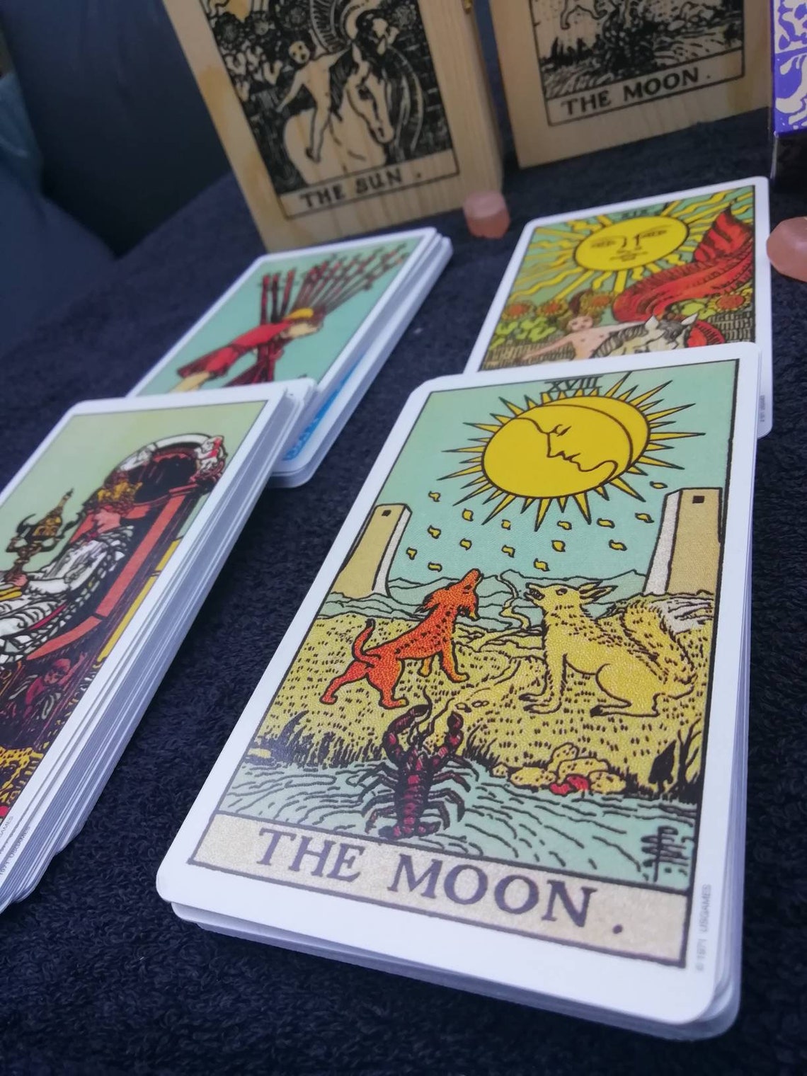 Tarot Cards Deck. the Tarot Cards Gift Set 78 Cards Bag Etsy