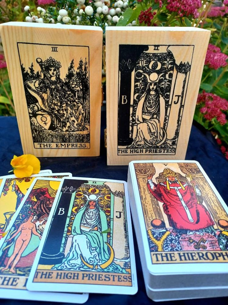 Tarot Cards Deck. the Tarot Cards Gift Set 78 Cards Bag Etsy