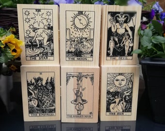 Tarot cards box 13  designs,handcrafted For storing your cards , Hinged with a metal clasp to front