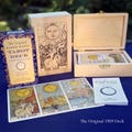 Vintage Tarot cards Deck,  78 Cards with book ,Handcrafted box