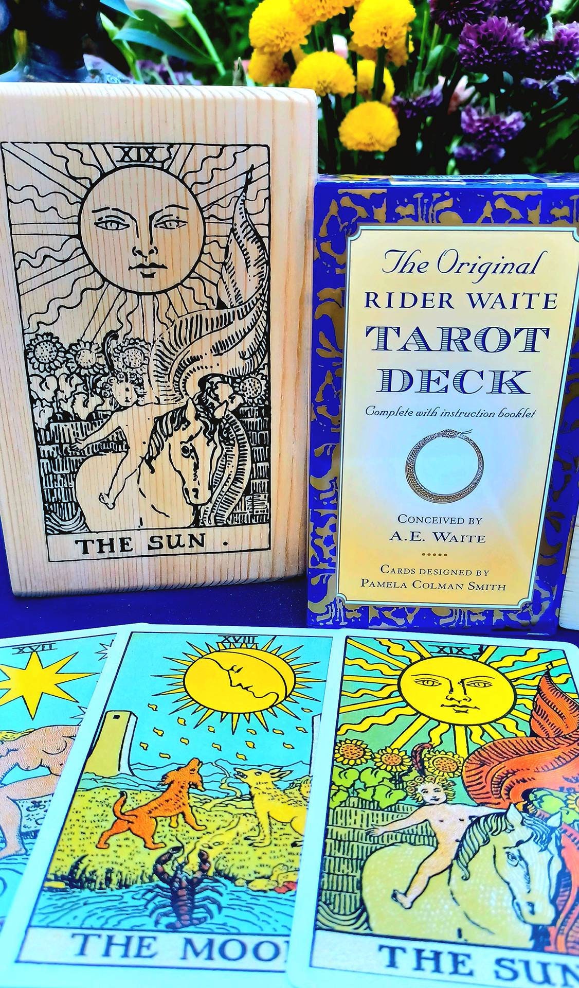 Vintage Tarot Cards Deck, 78 Cards With Book ,handcrafted Box 