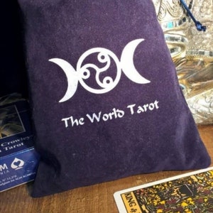 Tarot cards, guide TRADITIONAL, tarot deck, 78 cards including velvet, satin lined pouch image 9