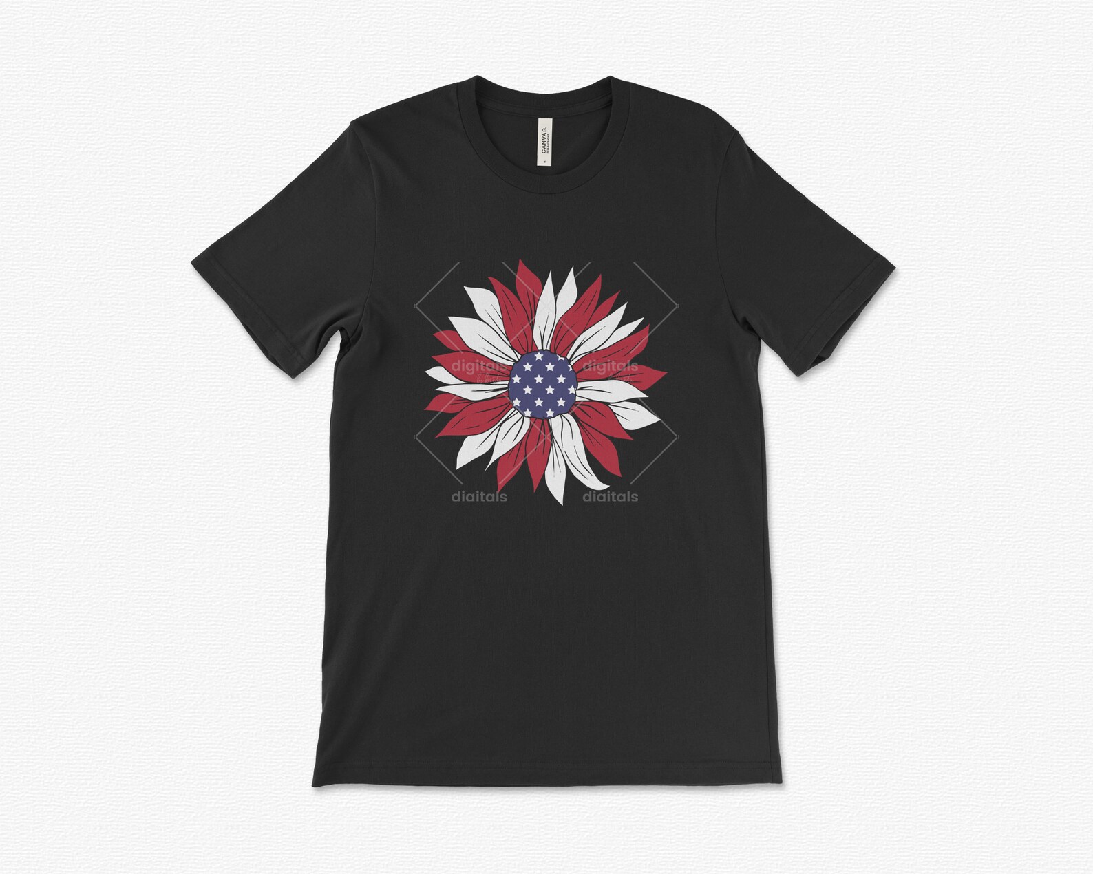 Daisy Flower Svg, Us Flag Svg, Flower Usa, Daisy Clip Art, July 4th