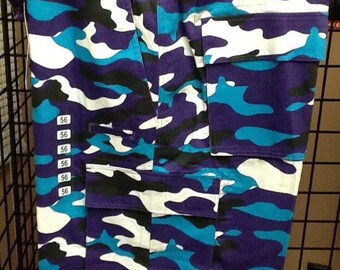 Short camouflage coton élasthanne - KAKI