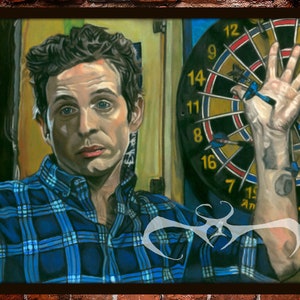 Dennis Reynolds Its Always Sunny in Philadelphia Canvas or Print Portrait