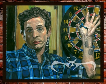 Dennis Reynolds Its Always Sunny in Philadelphia Canvas or Print Portrait