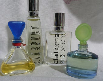 REDUCED from 16.00 Collection of 4 Liz Claiborne Fragrance miniatures, eau de toilette, cologne