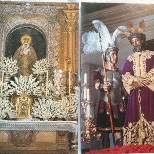 Magnifiques cartes postales religieuses vintage d’Espagne, nonpostées, européennes, éphémères, artisanat, art, religion