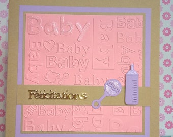 Birth card - Baby Girl or boy