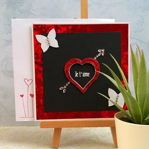 SAINT VALENTIN - Carte Coeurs