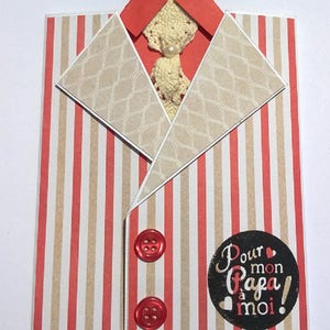 Carte façon veste