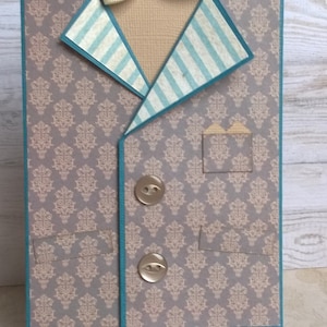 Carte façon veste