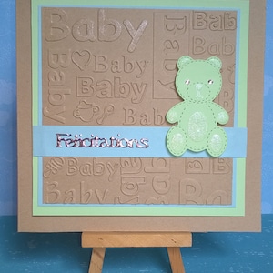 Carte de naissance - Bébé Fille ou garçon