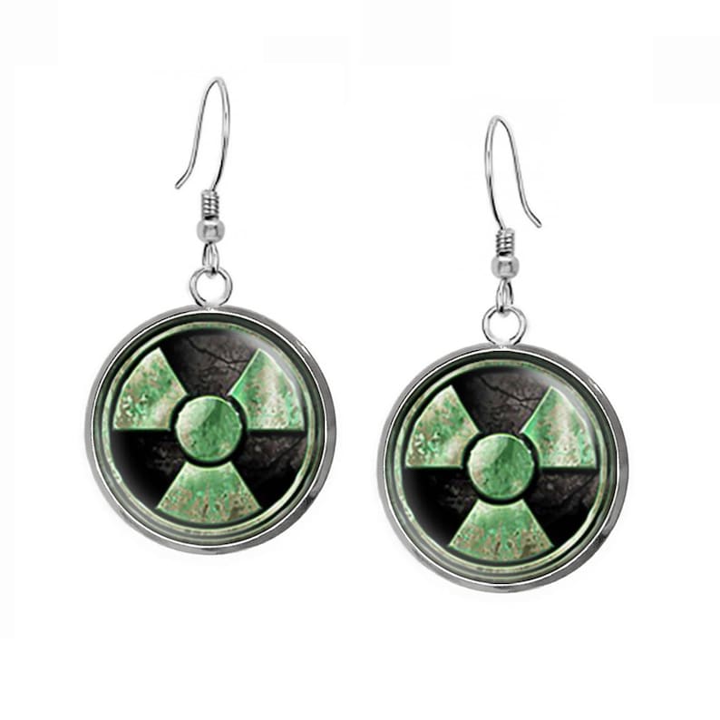 Incredible Hulk Radiation Necklace Iron Man Ironman Pendant Set Marvel Captain America Shield Superhero Jewelry Avengers Earrings