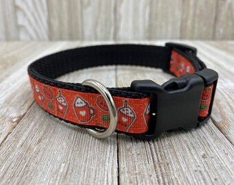 Cozy Fall & Halloween Dog Collar – Lightweight, Durable, Stylish